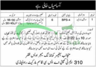 Pakistan Army Civilian Jobs Advertisement 2022