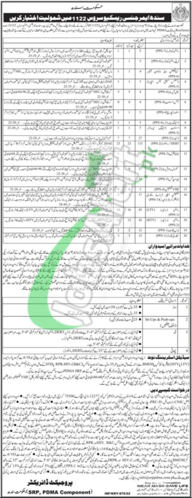 rescue 1122 jobs advertisement